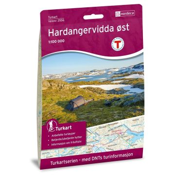 Wanderkarte Turkart 2556 Hardangervidda Ost 1:100 000 / Nordeca
