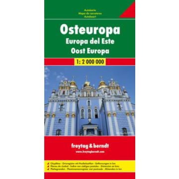 Strassenkarte Osteuropa 1:2 Mio. / Freytag & Berndt