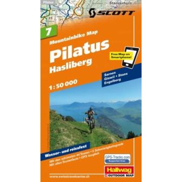 Mountainbike Map 7 Pilatus 1:50 000 / Hallwag