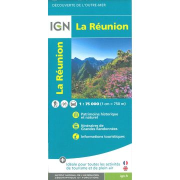 Strassenkarte La Réunion 1:75 000 / IGN