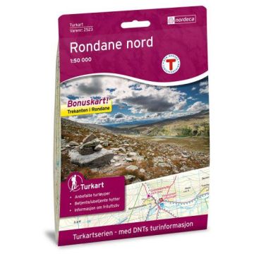 Wanderkarte Turkart 2523 Rondane Nord 1:50 000 / Nordeca