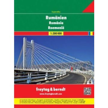 Strassenatlas Rumänien 1:300 000 / Freytag & Berndt