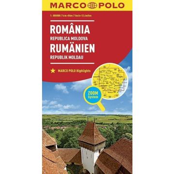 Strassenkarte Rumänien 1:800 000 / Marco Polo