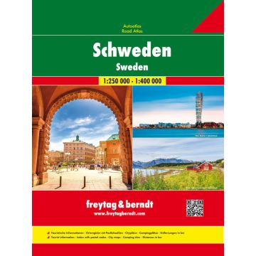Strassenatlas Schweden 1:250 000 / 1:400 000 / Freytag+Berndt
