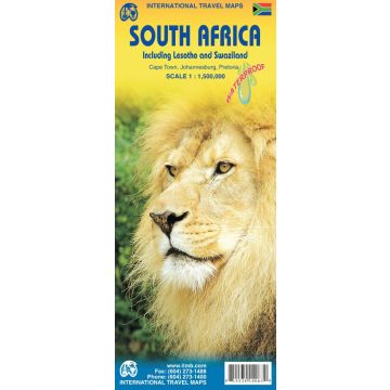 Carte routière South Africa 1:1 500 000 / ITMB