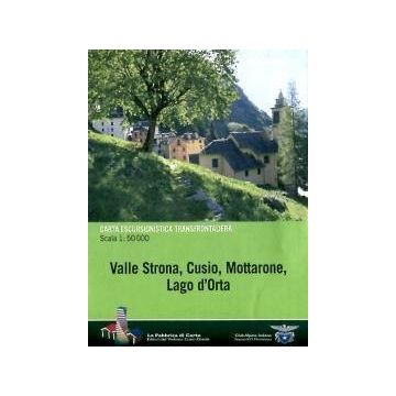 Wanderkarte Valle Strona Cusio Mottarone 1: 50 000 / CAI