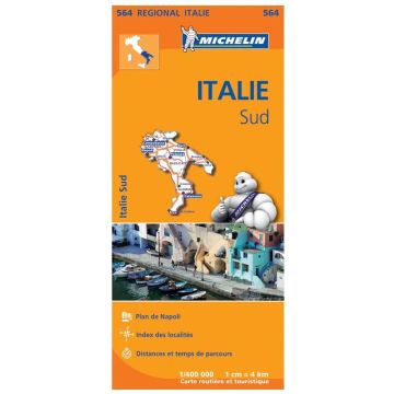 Strassenkarte Michelin 564 Italie Sud 1:400 000