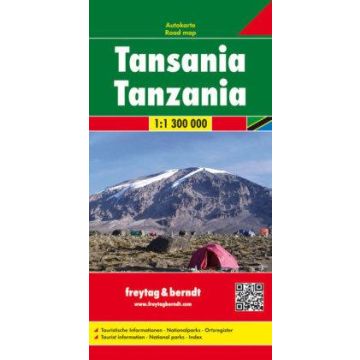 Strassenkarte Tansania 1:1 300 000 / Freytag & Berndt