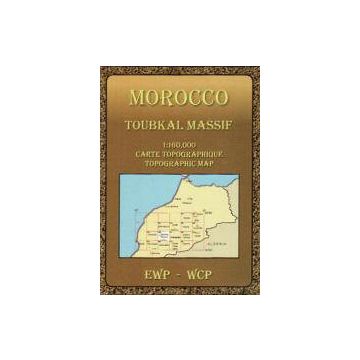 Carte topographique Toubkal Massif 1:160 000 Maroc / EWP