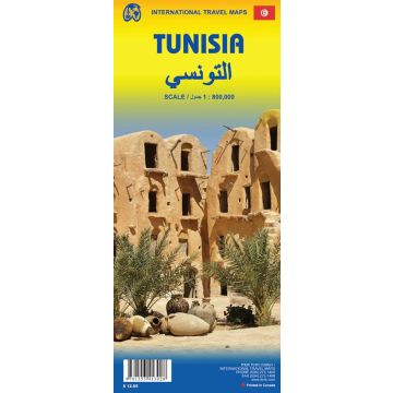 Strassenkarte Libya 1:1 650 000 / Tunisia 1:800 000 / ITMB