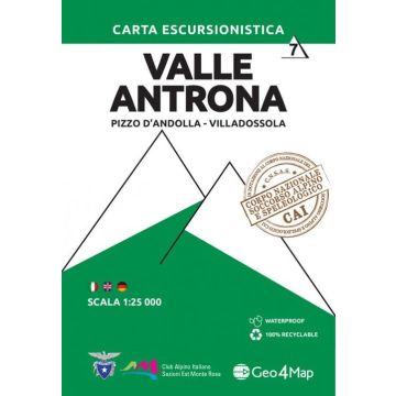Wanderkarte Valle Antrona 1:25 000 / Nr. 107 Geo4Map