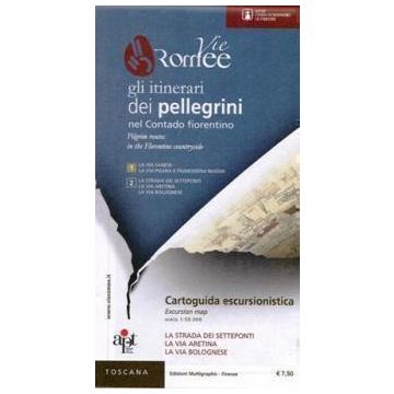 Wanderkarte Vie Romee 2 (Toscana) 1:50 000 / Multigraphic
