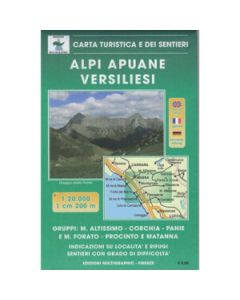 Wanderkarte Multigraphic 535 Alpi Apuane Versiliesi 1:25 000 