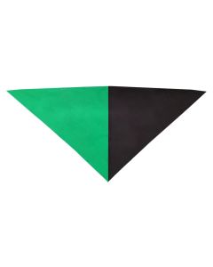 Foulard vert/noir