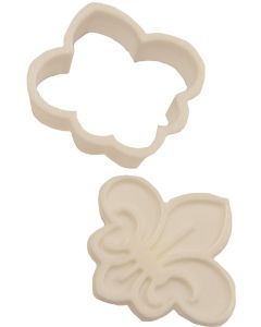 Guetzli-Ausstechform Pfadililie mit Stempel