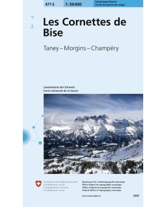 471 S Les Cornettes de Bise Skitourenkarte 1:50 000
