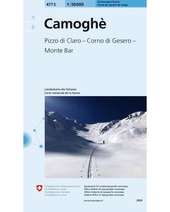 477 S Camoghè Skitourenkarte 1:50 000