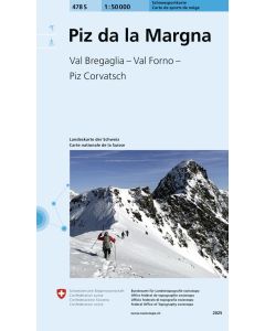 478 S Piz da la Margna Skitourenkarte 1:50 000