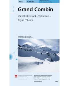 493 S Grand Combin Skitourenkarte 1:50 000