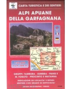 Wanderkarte Multigraphic 536 Alpi Apuane della Garfagnana 1:25 000 