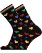 black-rainbow hearts