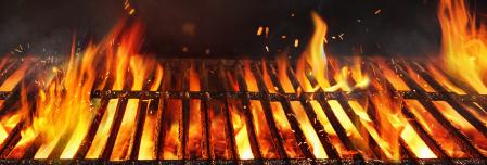 Grill, Dreibein und Ofen