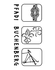 Logo Pfadi Musegg, kleine Burg am Horizont