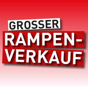 Grosser Rampenverkauf im März und August