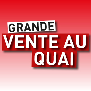 Vente au quai chez hajk en mars et août.