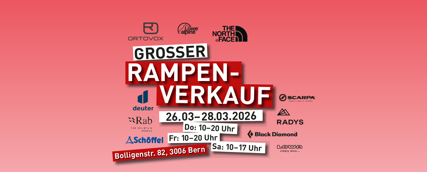 Knallroter Werbebanner mit vielen Sponsorenlogos für den Rampenverkauf bei hajk.